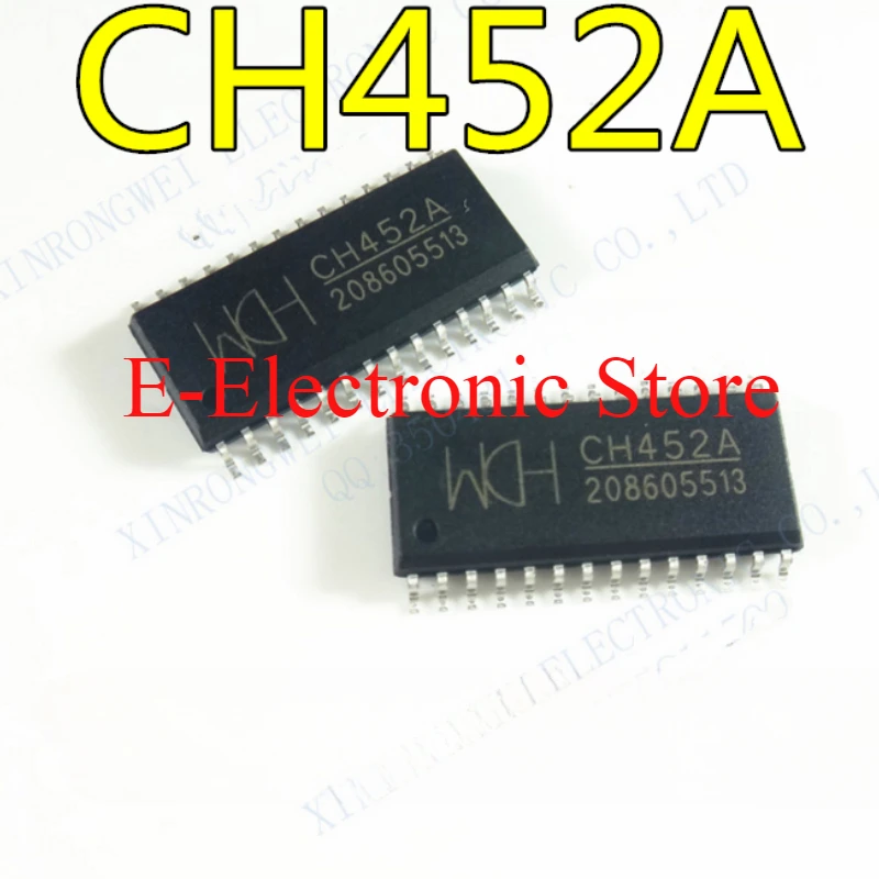 10 STKS/PARTIJ CH452 CH452A SOP28 DIgItali Drive en Toetsenbord Gecontroleerde Chip