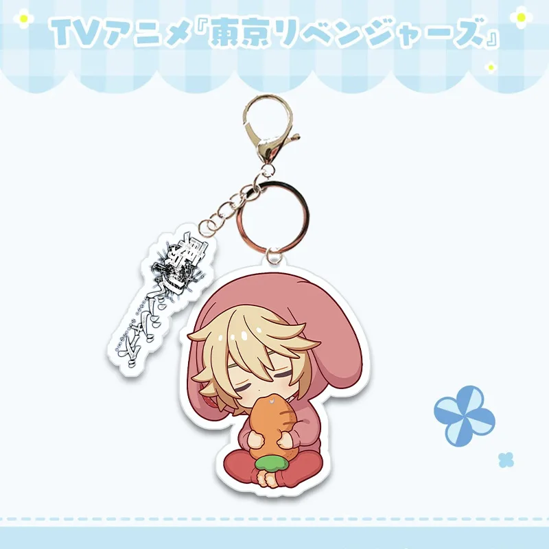 Tokyo Revengers Figure Acrylic Keychain Hanagaki Takemichi Anime Merchandise 2D Pendant Collectible Accessories Gift for Fans