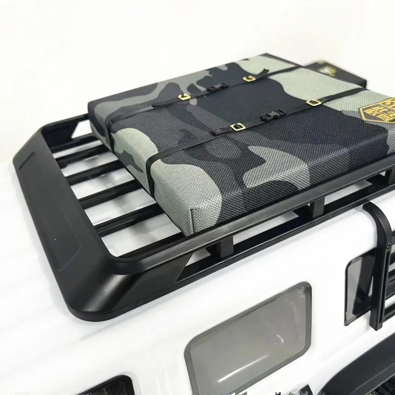 Decorazione simulata della tenda da tetto in pelle PU per 1/7 RC Crawler Car MK07 Accessori aggiornati