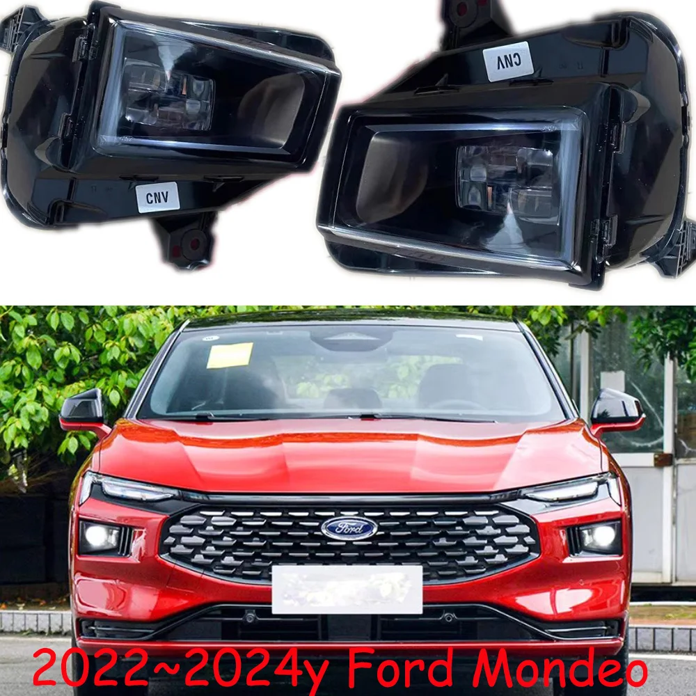 1pcs car bupmer head light for Ford Mondeo headlight fusion LED 2022~2024y car accessories DRL fog for Mondeo headlamp