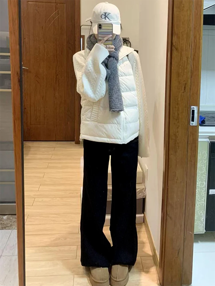 

Korean Sle Casual Patchwork Stand Collar Cotton Jaet Women's Winter New Design Slimming Leisure Cotton Clothes