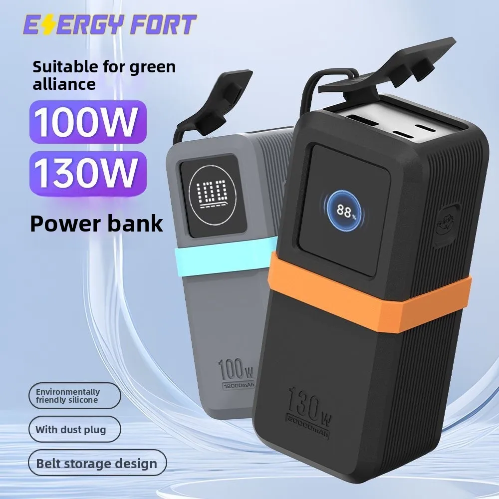 For Ugreen 130W/100W 20000mAh Anti - Drop Case Travel - Friendly Data Cable Storage