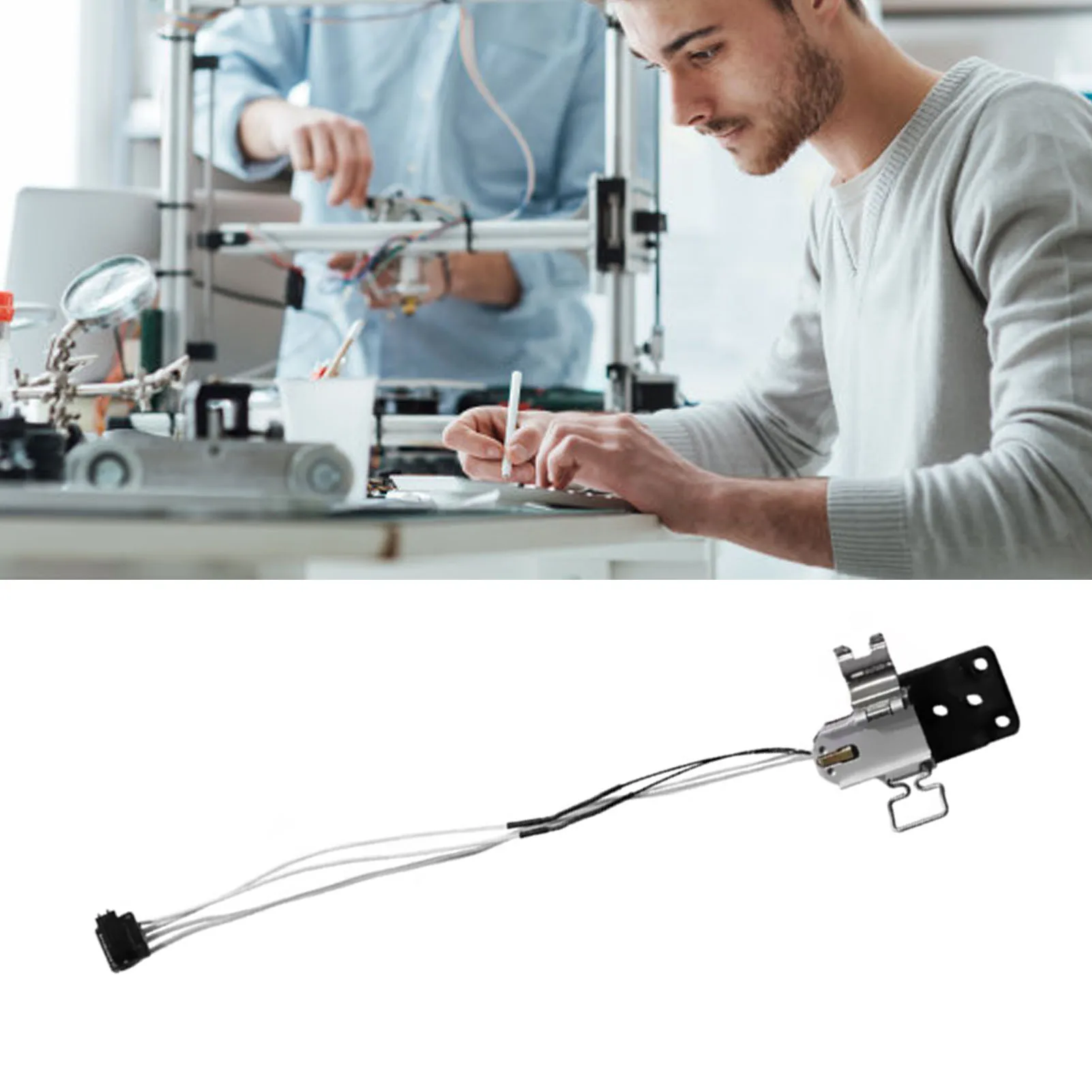 Hotend Heating Assembly Temp Measurement Thermistor Heating Component Quick Base Clamp Replacement for A1 for PLA PETG ABS TPU