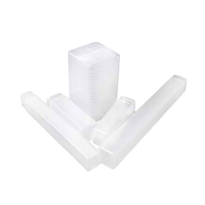 100Pcs square plastic box telescopicdrill bit milling cutter box storage  numerical control tool holder hardware tool
