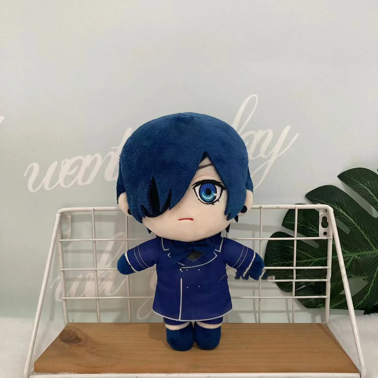 20cm Black Butler Plush Toys Cute Soft Stuffed Anime Dolls For Kid Birthday Christmas Gift