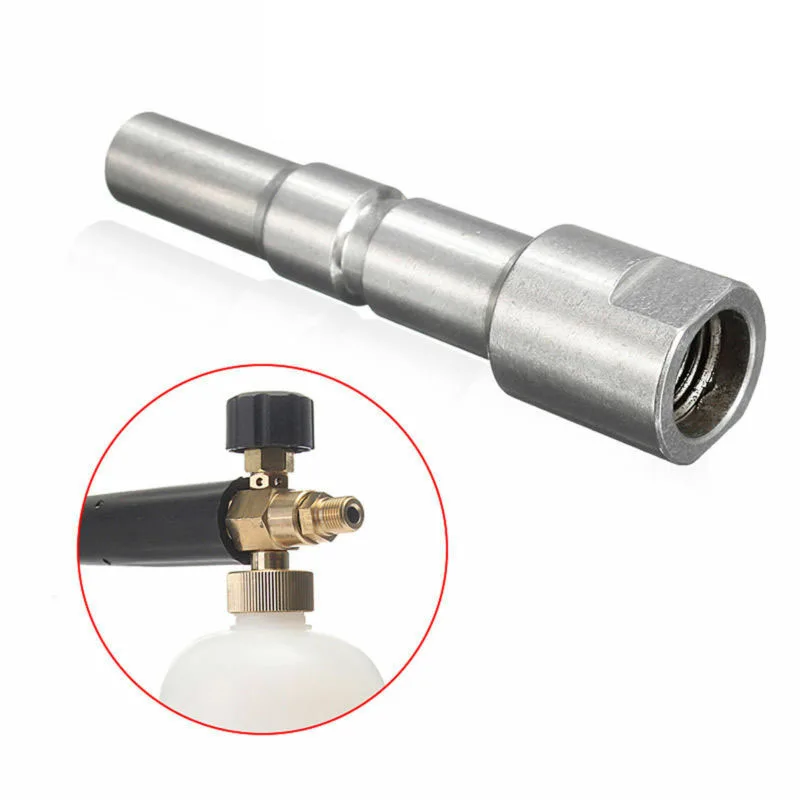 Reliable 1/4 Inch Internal Threaded Connector for Snow Foam Lances Compatible with Various Models of Pressure Washers