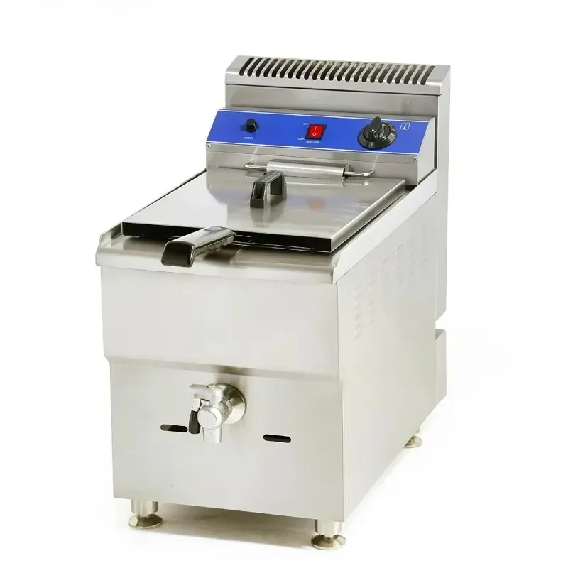 Restaurant Commercial Air Fryer Industrial Double Tanks Deep Fryer for Meat|Chicken|Potato Chips