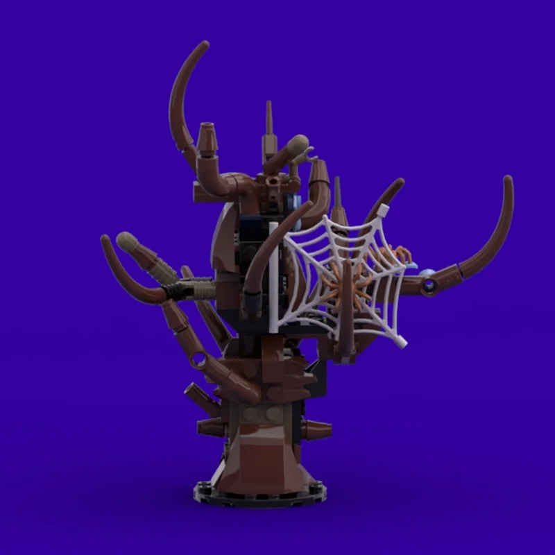 153pcs MOC creepy tree Harry Pottered Model Building blocks Architecture DIY Education Brick Kids Christmas gift toys Birthday