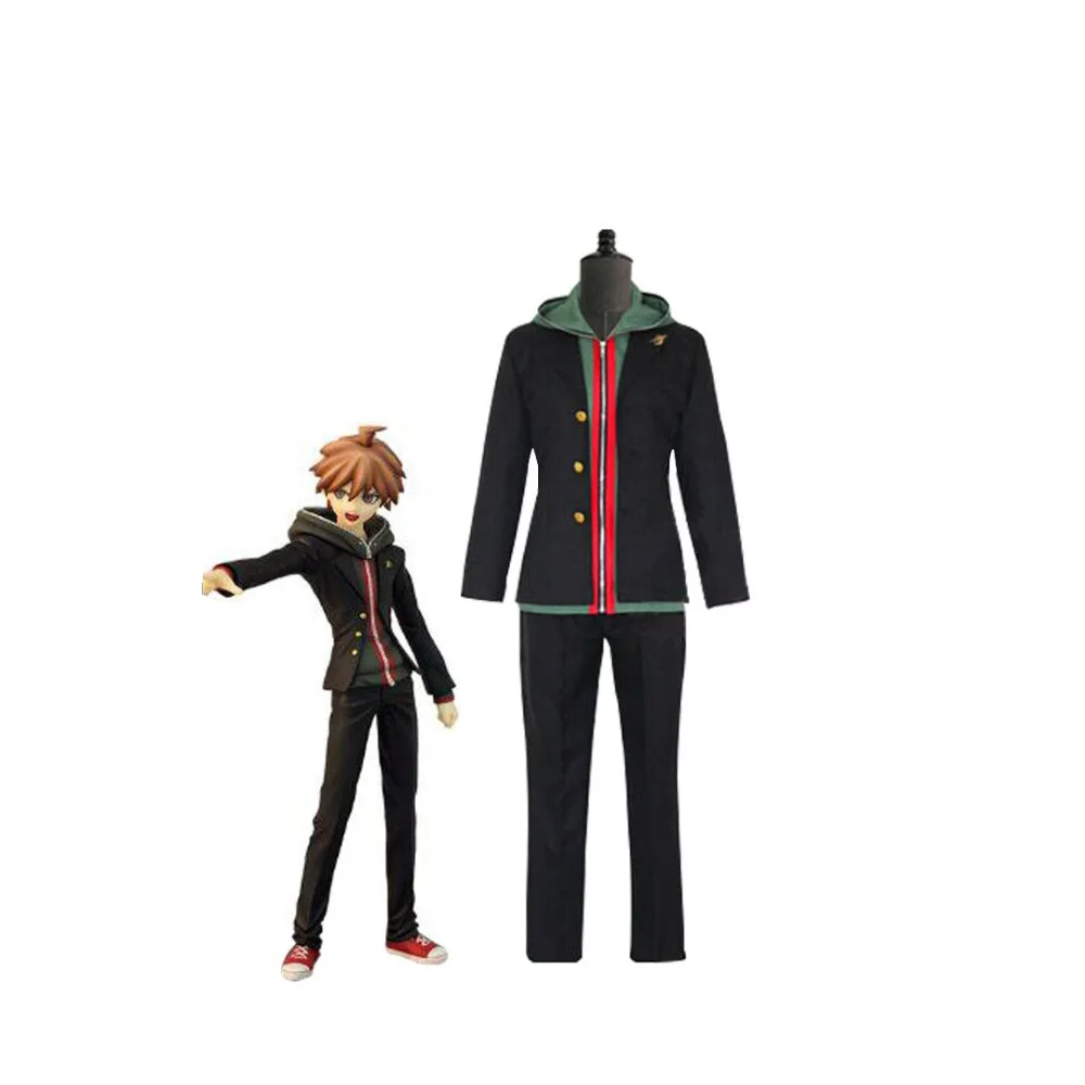 New Anime Danganronpa Makoto Naegi Cosplay Costume Full Set Halloween Carnival Costume For Adult Men Women