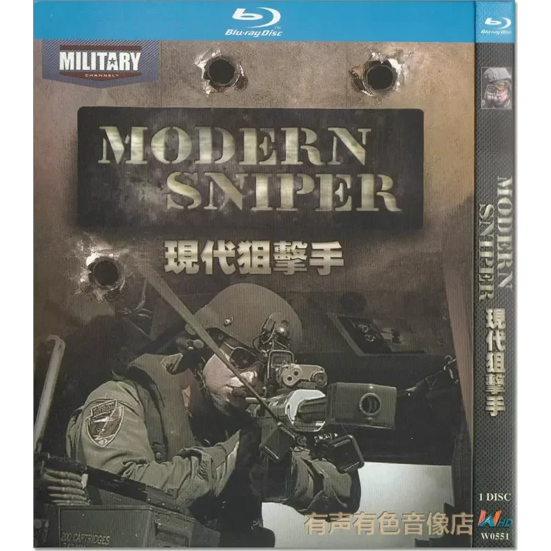 Free shipping genuine high definition bd blu-ray science documentary, modern sniper 1 disc disc