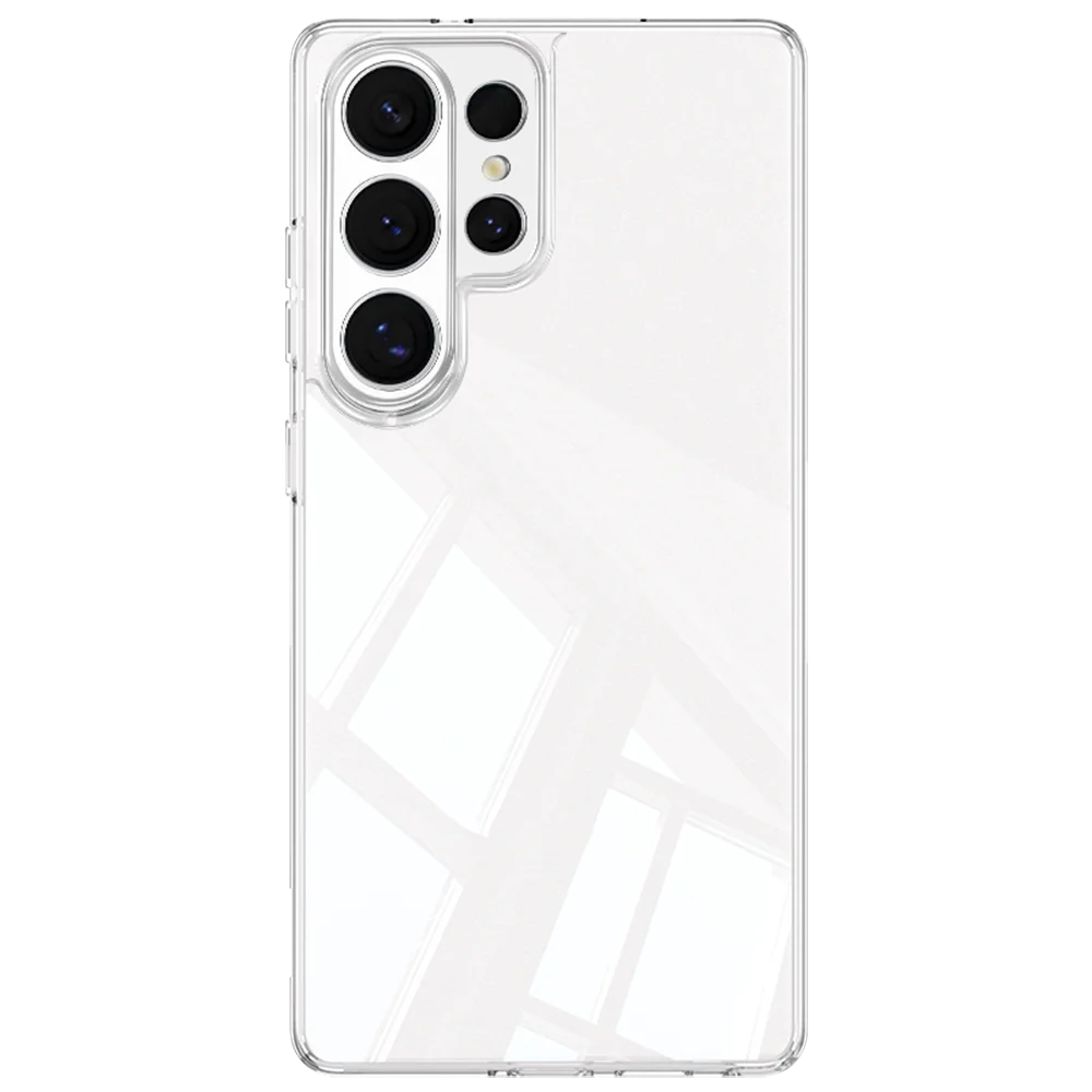 

Прозрачный противоударный чехол Diamond Clear для Samsung Galaxy S26, S26 Plus, S26 Ultra, не желтеет, тонкий, военный стандарт защиты
