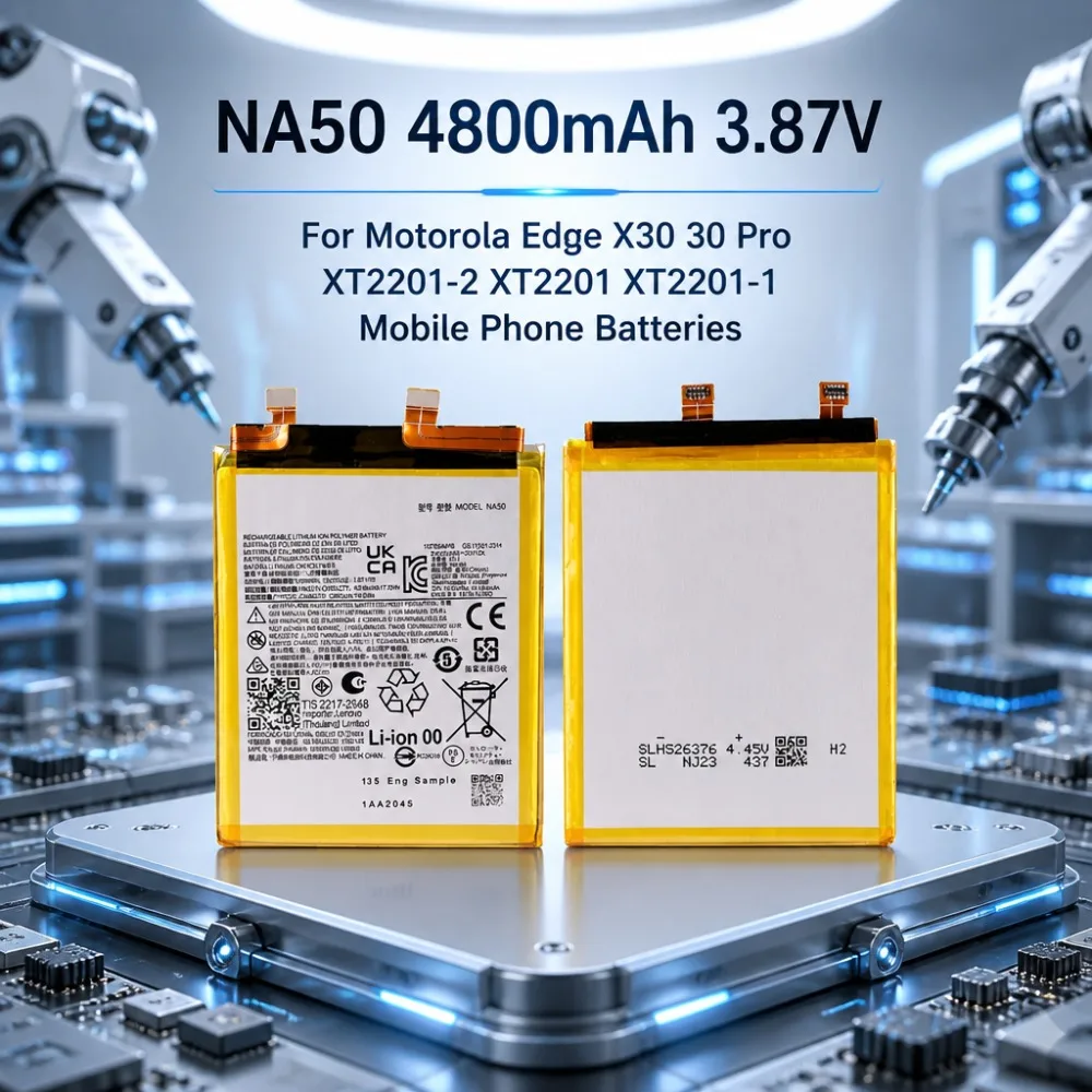 

Durable NA50 4800mAh 3.87V Rechargeable Battery for Motorola Edge X30 30 Pro XT2201-2 XT2201 XT2201-1 Mobile Phone Batteries