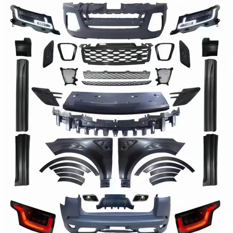 

Suitable for 15-17 Range Rover Sport Modified 18-22 SVR Surround Kit Front and Rear Bumper and Headlights Taillight Fenders
