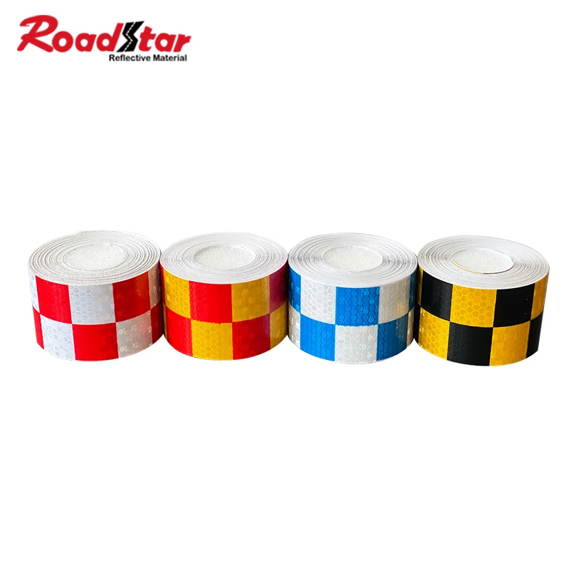 Roadstar Reflective Tape 50mm*5m Adhesive Stickers Decal Decoration Warning Tapes Safety Auto Reflector Sticker on Cars