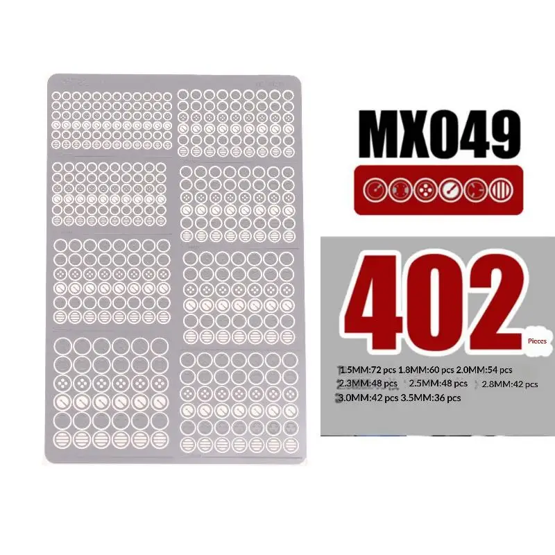 1 conjunto gunpla modificação de detalhes de plástico corpo inteiro ranhura universal hg mg rg modelo máquina de chip de gravação de metal