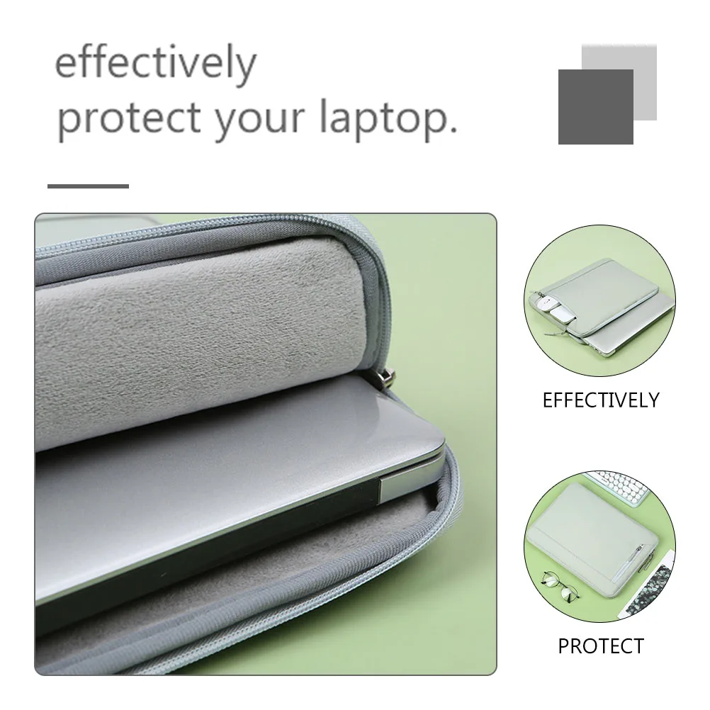

Laptop Bag Tablet Case Waterproof Wear Resistant Portable Handbag Computer Tote Oxford Fabric Business Trip Storage Solution