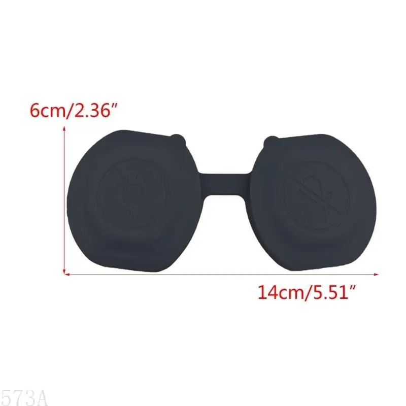 AP28 Shock-resistant Glasses Cover Silicone Protective Cover for VR2 Headset Glasses Lens Caps Dustproof Sleeves