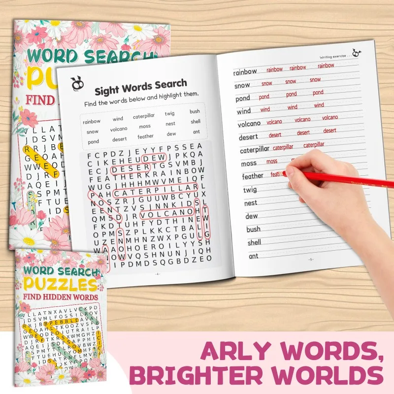 Student-Friendly Word Search Workbook, Engaging Language Puzzles Designed to Enhance Word Recognition, Spelling Strength