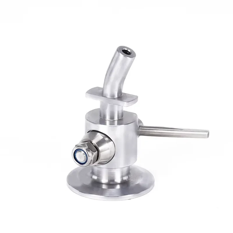 Wholesale Sanitary Grade SS304 Manual Stainless Steel Beer Sampling Valve Safety Structure