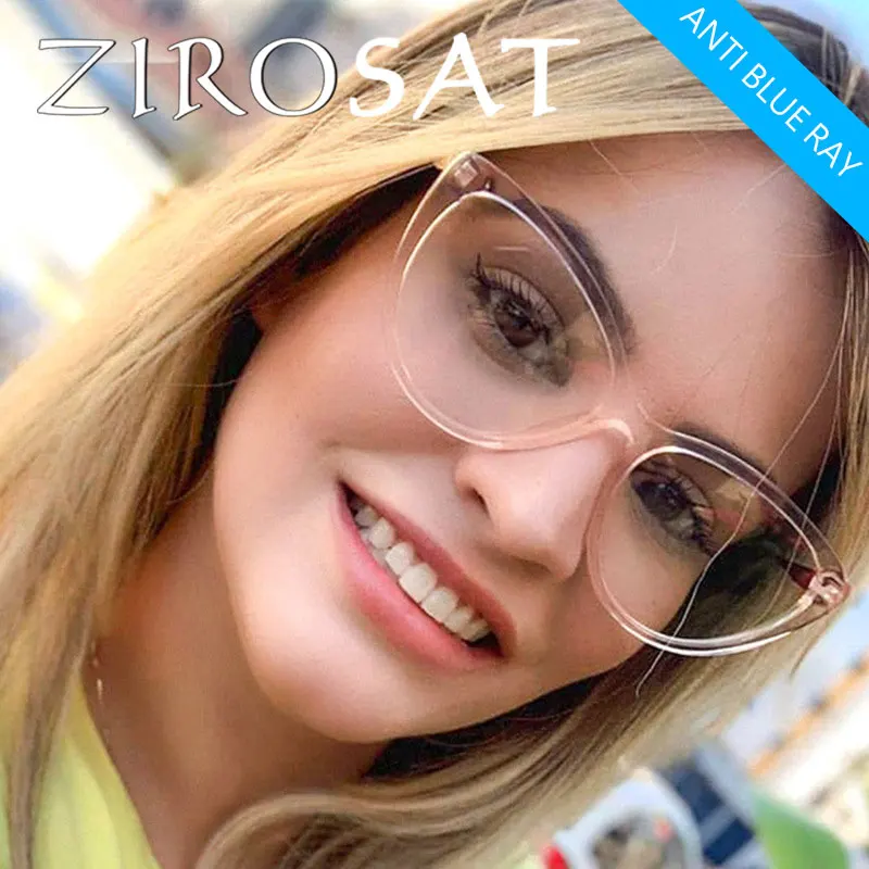 ZIROSAT 5018 New Non-magnetic tr90 Myopia Glasses Retro Square Optical Prescription Eyeglasses Frame For Men Or Women