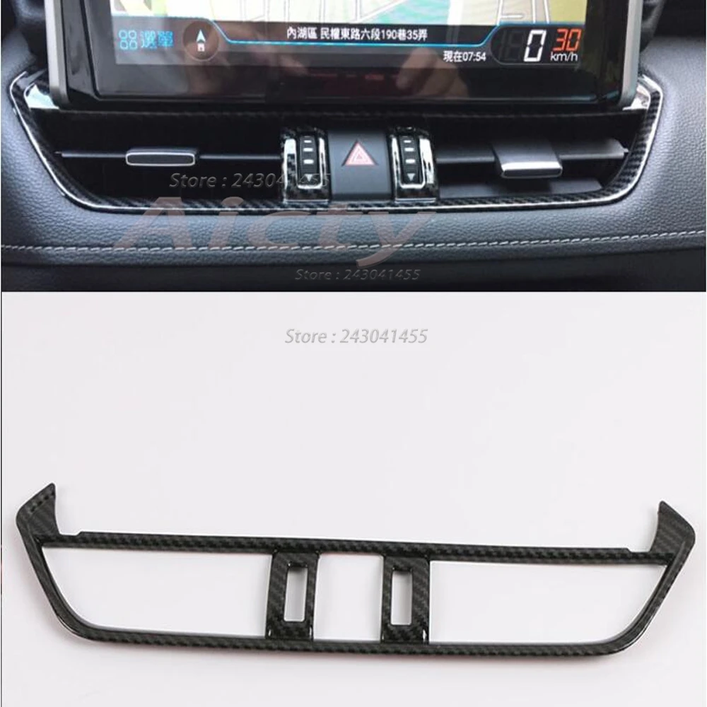 RHD for Toyota RAV4 2019 2020 2021 2022 2023 RAV 4 XA50 ABS Interior Accessories Steering Wheel Cover Window Switch Cover Trim