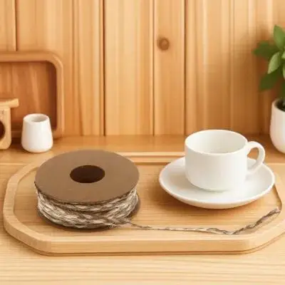 

1 Roll Braided Creative Gift Wrapping Supplies Wedding Roll Diy Handmade Decorative Ribbon For Crafts Gardening Jute Ribbon Band