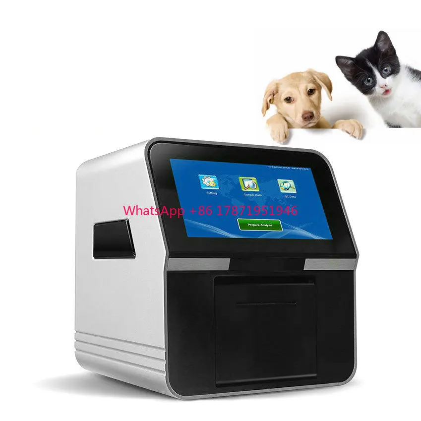 Veterinary Dry Chemistry Analyzer 120T/H Biochemistry Analyzer POCT for Animals SMT-120V