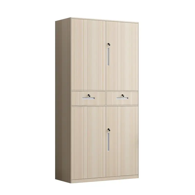 

Steel office file tin cabinet with drawers and locks