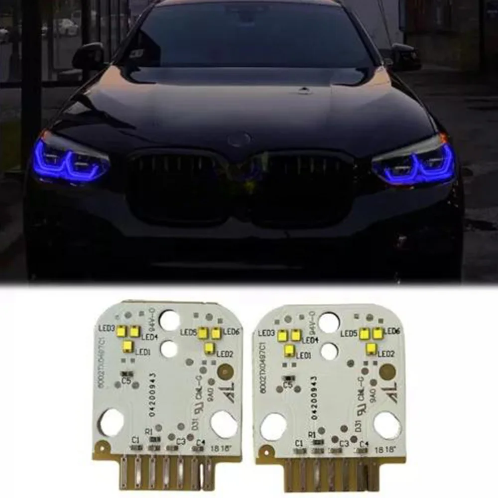 

Suitable For BMW X3 X3M F97 G01 X4 X4M G02 CSL Yellow DRL Module Multicolor Blue Red Daytime Running Light Chips 7466107 7466108