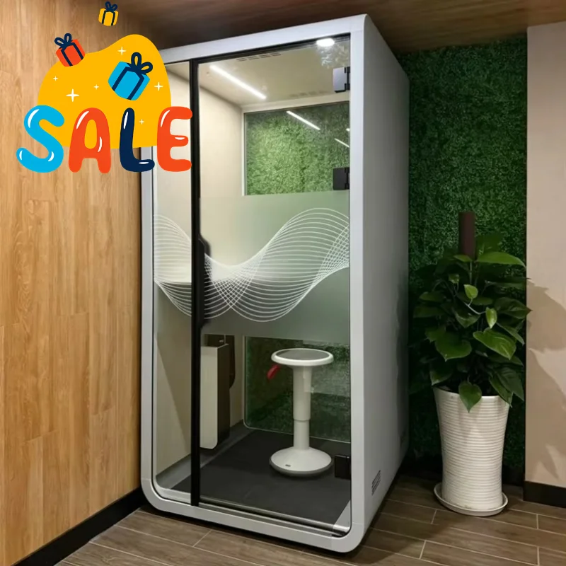 Modern Noise Isolation Cabin Customized Soundproof Acoustic Booth Private Office Pod for Remote Work Recording Studio