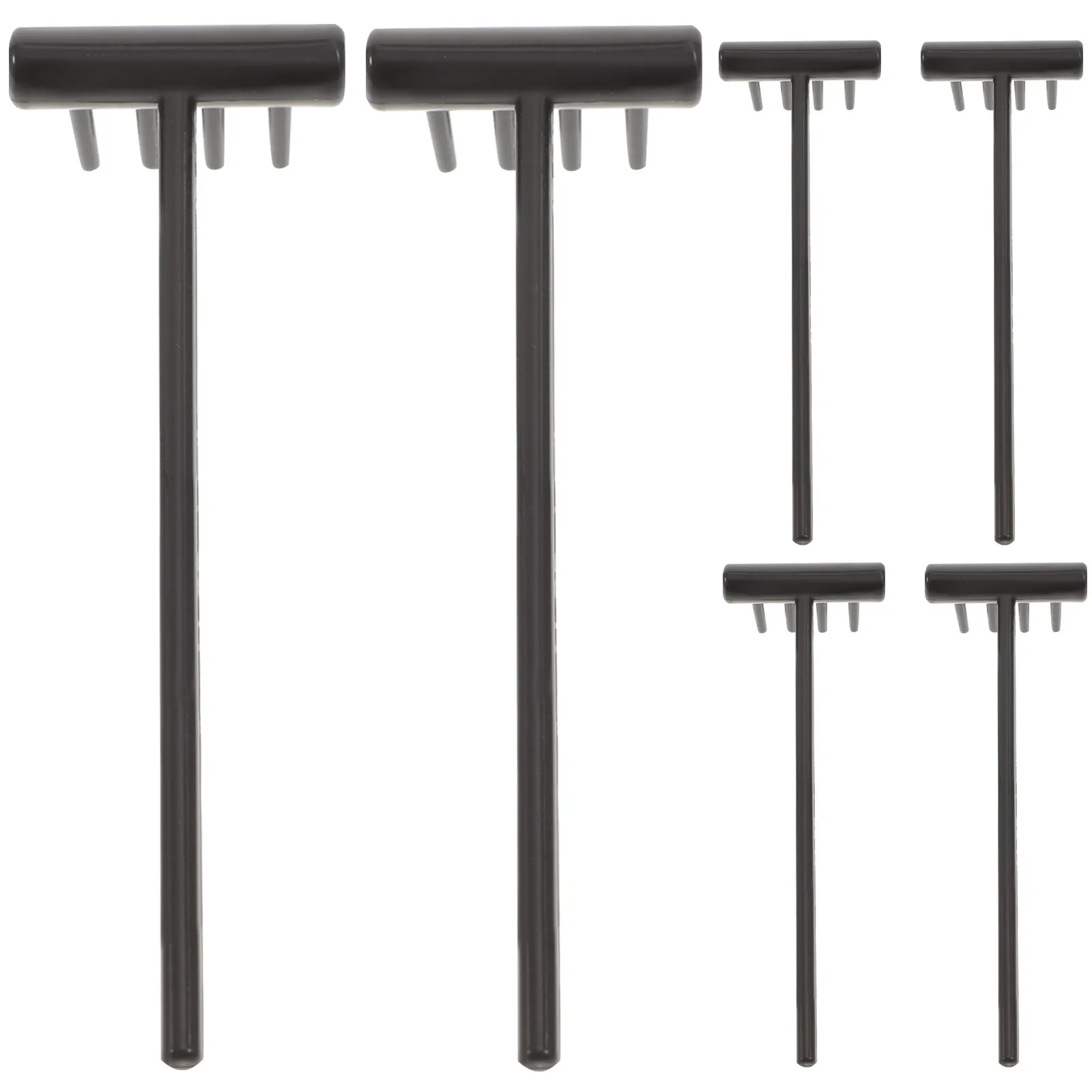 6Pcs Zen Mini Rake Set Small Lightweight Sandbox Tools for Drawing Patterns Relaxation Sand Table Accessories Desktop Garden