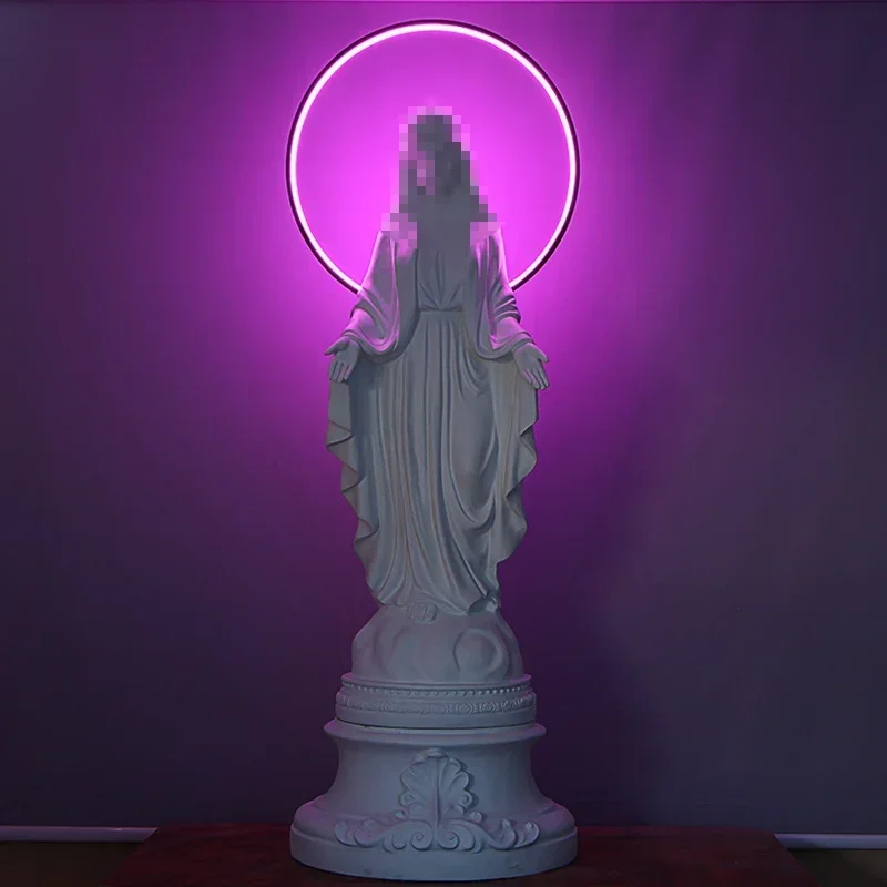 مضيئة الديكور الخاص الديكور الجص تمثال حديقة بار KTV مطعم النحت #3