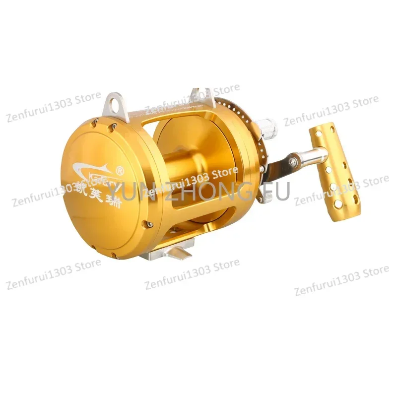 

Factory Making Deep Sea Saltwater Carp Bass 20w 30w 50w 80w 2speed Big Game Boat Fishing Reels