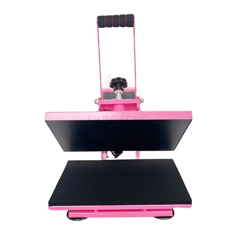 LY Heat Transfer Machine for T-Shirt Logo Leather Pressing 230x300mm 290x380mm Heating Plate Size Hot Stamping Printing Machine