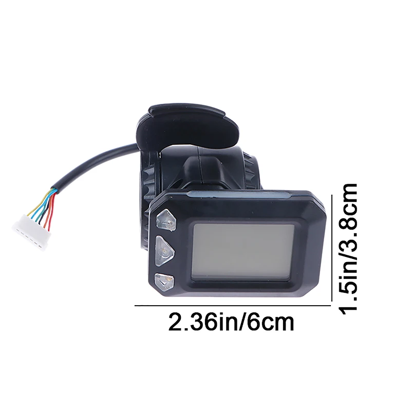 1Pc 36V regolabile Scooter elettrico strumento Display schermo interruttore acceleratore per parti 5.5/6.5 pollici