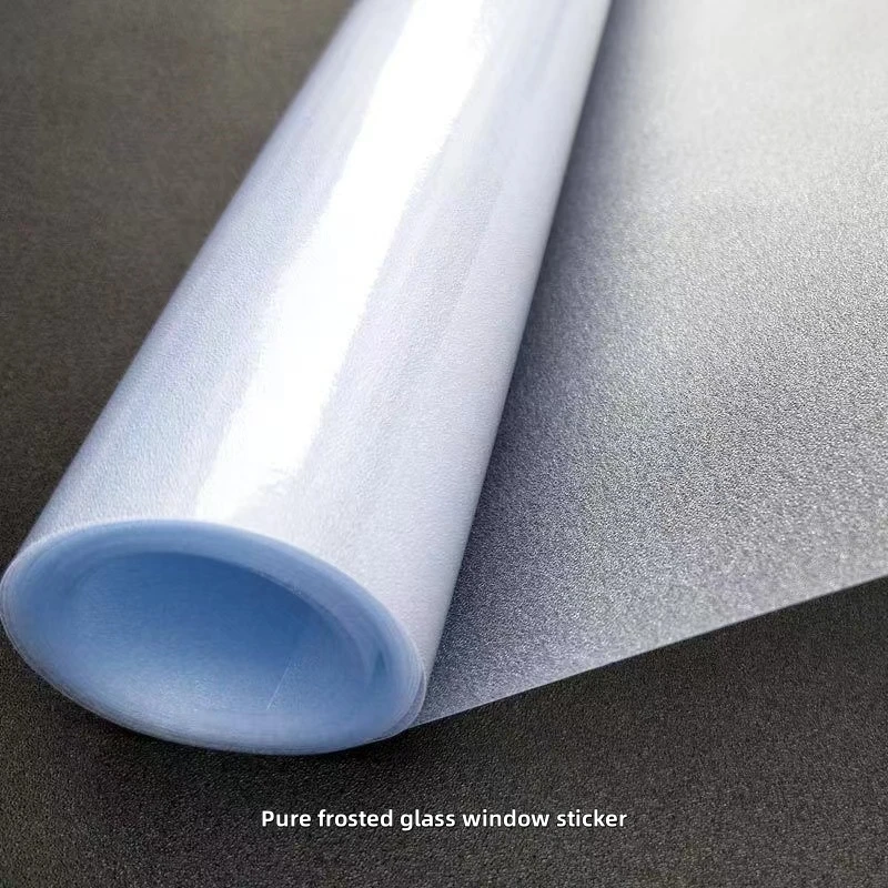 Electrostatic Adsorption Window Film Privacy Frosted Glass Window Sticker Covering Home Translucent Opaque Bathroom, Office Sticker image 6