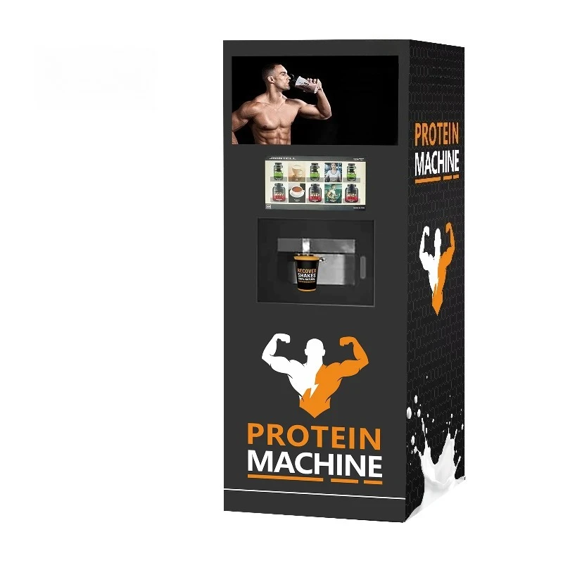 Customized Full-automation Protein Shake Powder Vending Machine Commercial Sale Market With Card QR Pay Payment