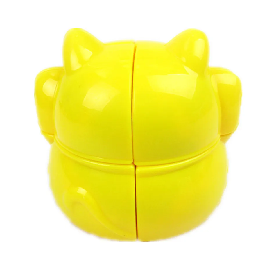 Yongjun Cartoon Lucky Cat 2x2 Speed Cube Lernspielzeug Geschenkidee Geburtstag Weihnachtsgeschenke Spielzeug für Kinder