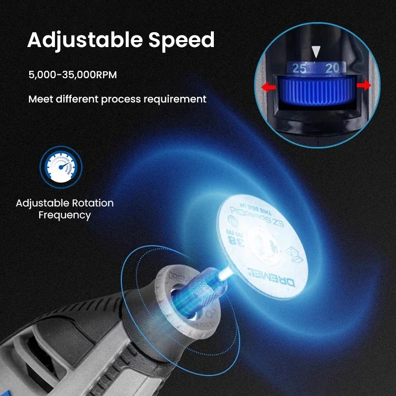 Dremel 4250 Rotary Tool 175W Electric Grinder Multifunctional Tool Set with 3 Attachment and 50 Accessories for Grinding Cutting