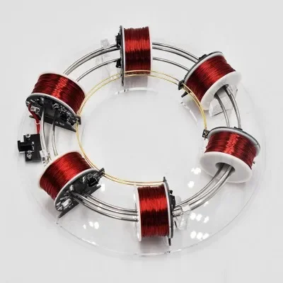 Electromagnetic Ring Cyclotron Ring Magnet Scientific Experimental Instrument Toy Model Kit