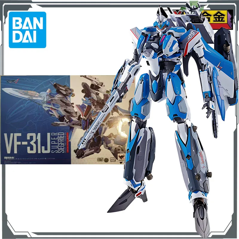 

Bandai Original Action Figure DX Super Alloy VF-31J (Siegfried) Action Figure Toys for Boys Gift Collectible Model Ornaments