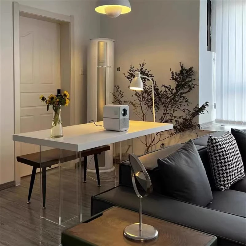 &*Z Elegant Unique Aesthetic Dining Table Storage Luxury Modern Dining Tables Minimalist Mesa Para Comedor Dining Room Furniture