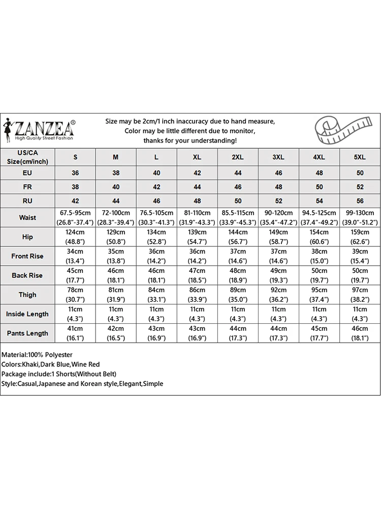 ZANZEA-Short taille haute pour femme, vêtement de styliste coréen, mode plissée, avec poches, assressentiavec tout, jambes larges, été 2024