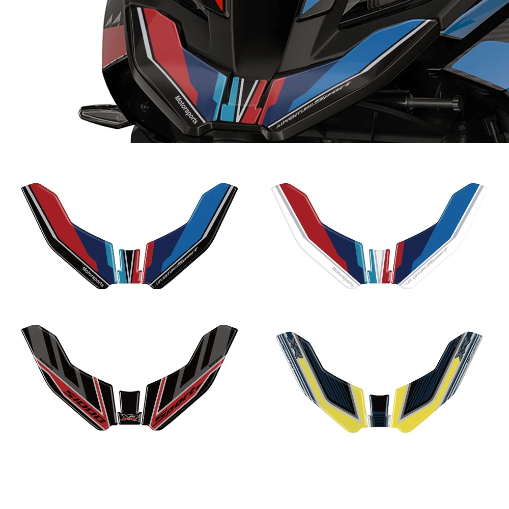 

For BMW S1000XR S 1000 XR 2024 2025 Motorcycle 3D Gel Front Nose Beak Spoiler Protection Sticker Paint Protection Decal Kit