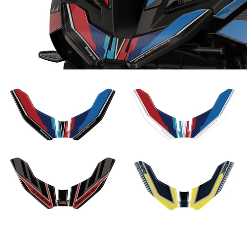 Imagen 1 del producto Para BMW S1000XR S 1000 XR 2024 2025 motocicleta 3D Gel frente nariz pico alerón protección pegatina pintura protección calcomanía Kit