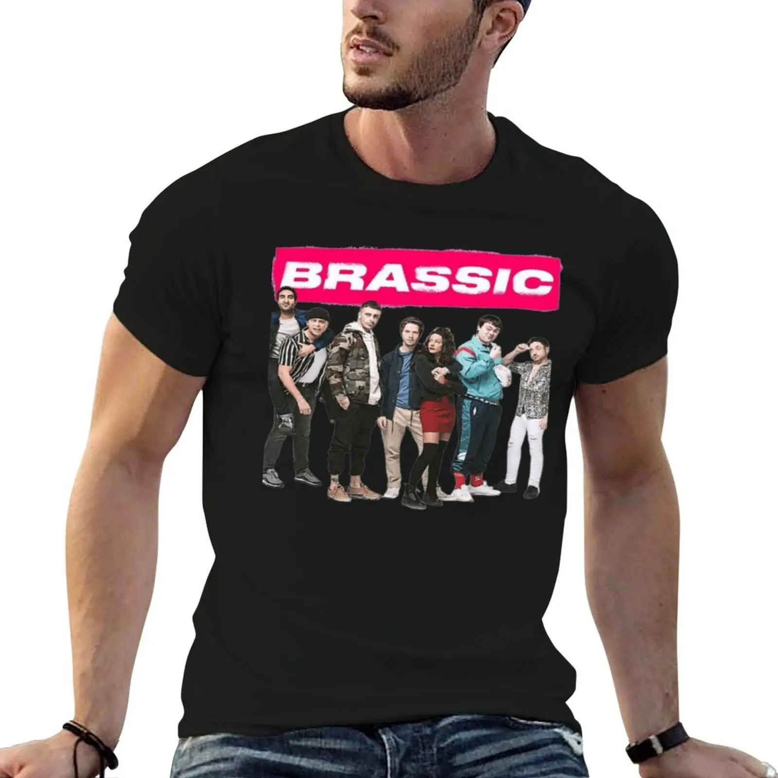 

Brassic T-Shirt man graphic t shirt men t shirt cotton 100% t shirts with prints T-Shirt