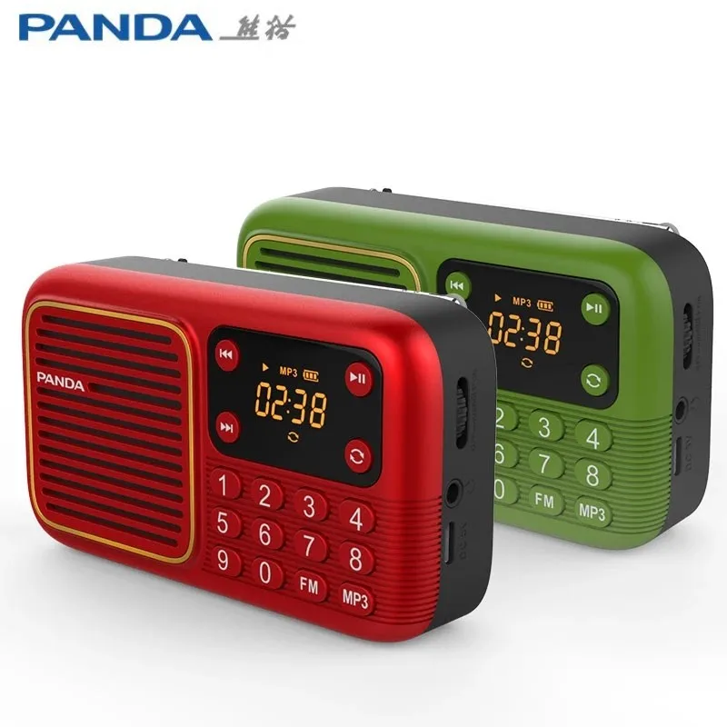 NEW Panda S1 Mini Portable Speaker Music Player FM Radio Receiver MP3 TF Card LED Display Lightweight Louderspeaker