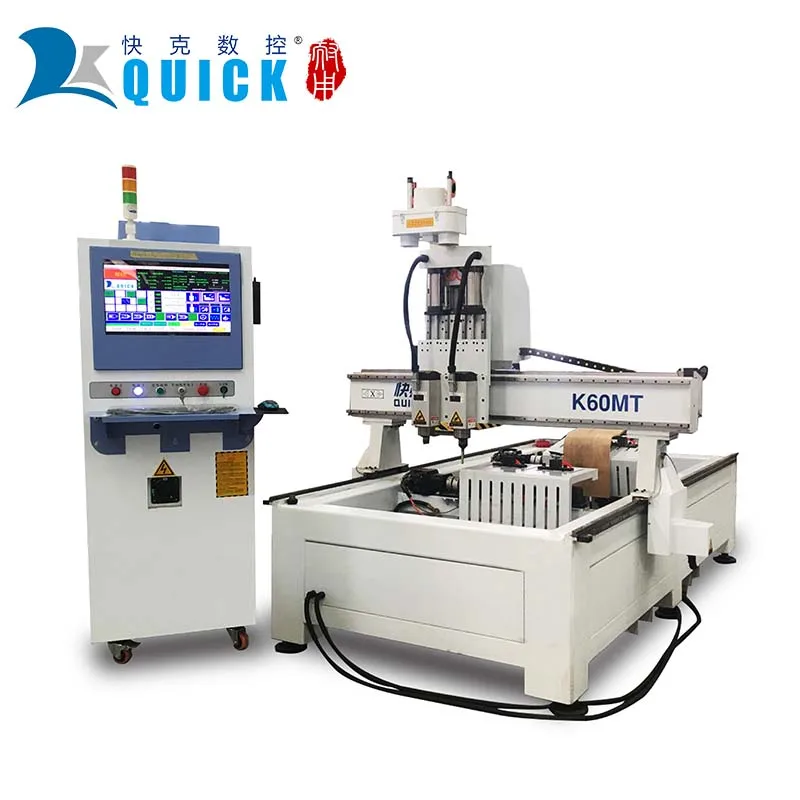 Multifunctional CNC Wood Router 1325 Chair Back Cutting Machine DSP Control System Servo Motor