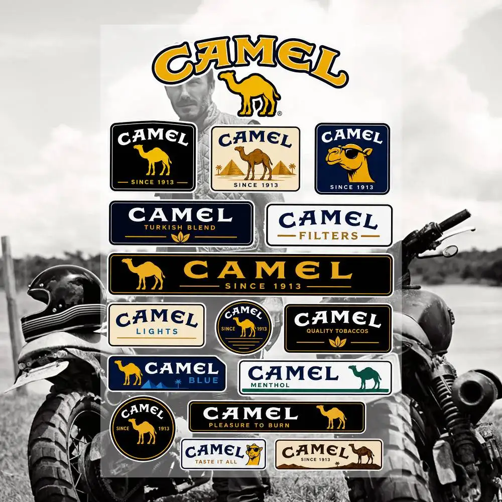 C-A-M-e-l Ästhetische Graffiti-Aufkleber Wasserdichte PVC-Sticker für Auto Motorrad Skateboard Helm Notizbuch
