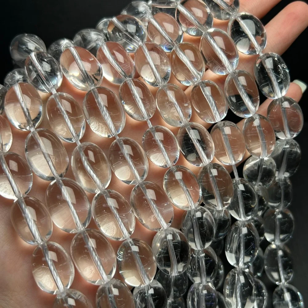 Hot Sale Natural Clear Quartz 11mm Round Beads Bracelet Elastic Stretch Healing Energy Gemstone Unisex Jewelry